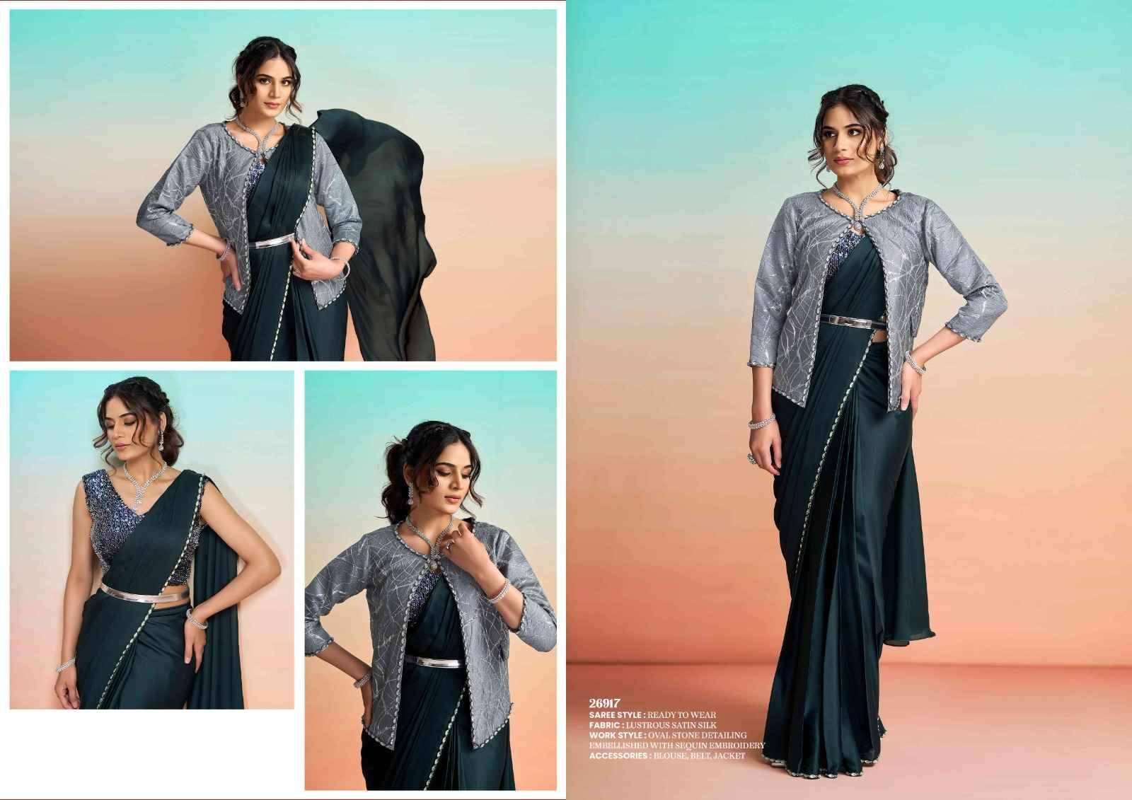 It Girl Edit By Mahotsav Creation 26906 To 26919 Series Indian Traditional Wear Collection Beautiful Stylish Fancy Colorful Party Wear & Occasional Wear Pure Silk Sarees At Wholesale Price